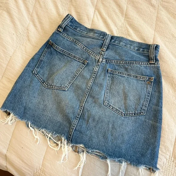 NWOT Madewell mini denim skirt - Picture 2 of 2